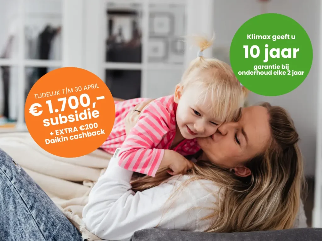 Actie Daikin Altherma H-Hybride warmtepomp tm 30 april